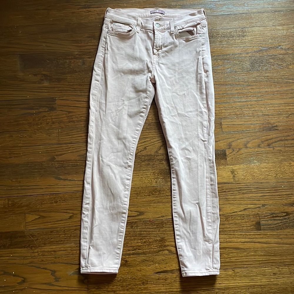7 for All Mankind Pink Jeans